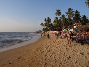 Der Strand von Anjuna.